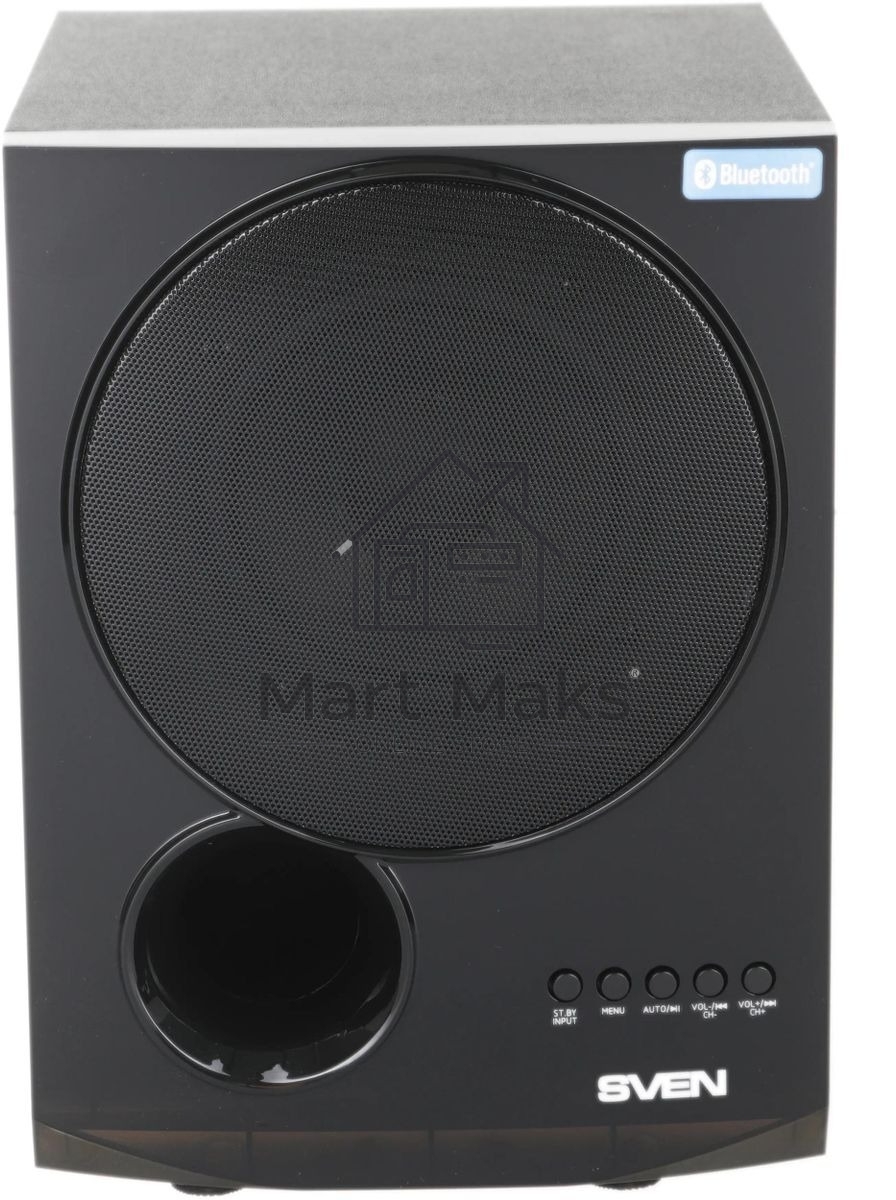 Акустическая система 2.1 SVEN MS-2080/70 Watt/~220V 50Hz/FM-тюнер, USB/SD, дисплей/BLUETOOTH/ПДУ/Black