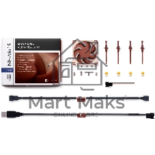 Вентилятор корпусной Noctua NF-A6x15 5V PWM, 60 мм, 3500 об/мин, 19.8 дБ, 4 pin PWM, без подсветки