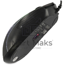 Мышь проводная Oklick 702G черный, 3600 dpi, USB, кнопки - 4