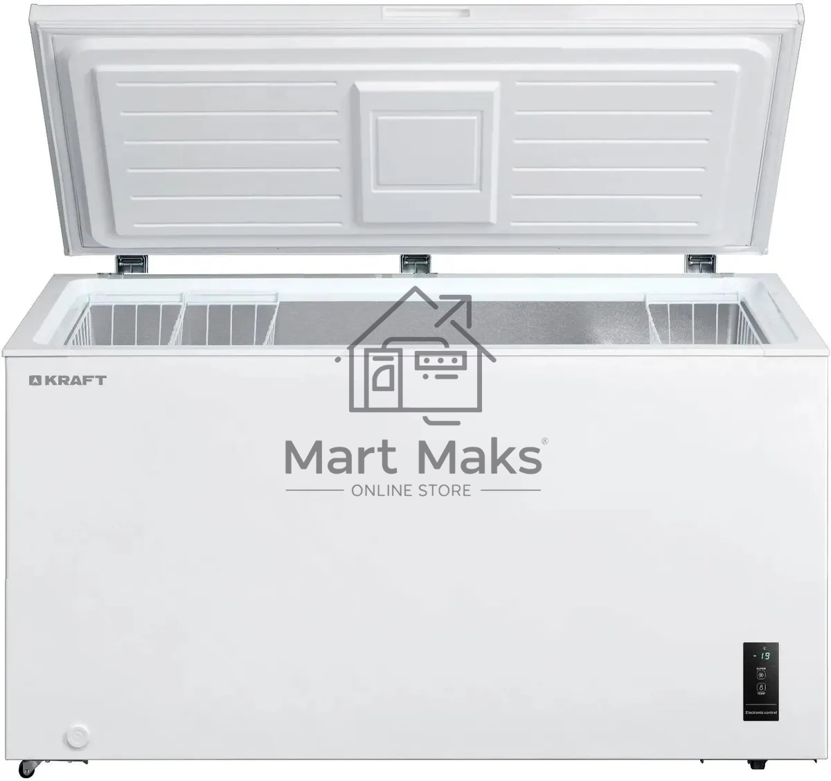 Морозильный ларь Kraft BD(W)-520BL белый, 500л