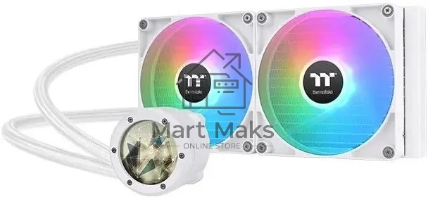 Система водяного охлаждения Thermaltake TH280 V2 Ultra Snow ARGB Soc-AM5/AM4/1151/1200/1700 белый 4-pin 34.7dB Al+Cu LCD Ret (CL-W406-PL14SW-A)
