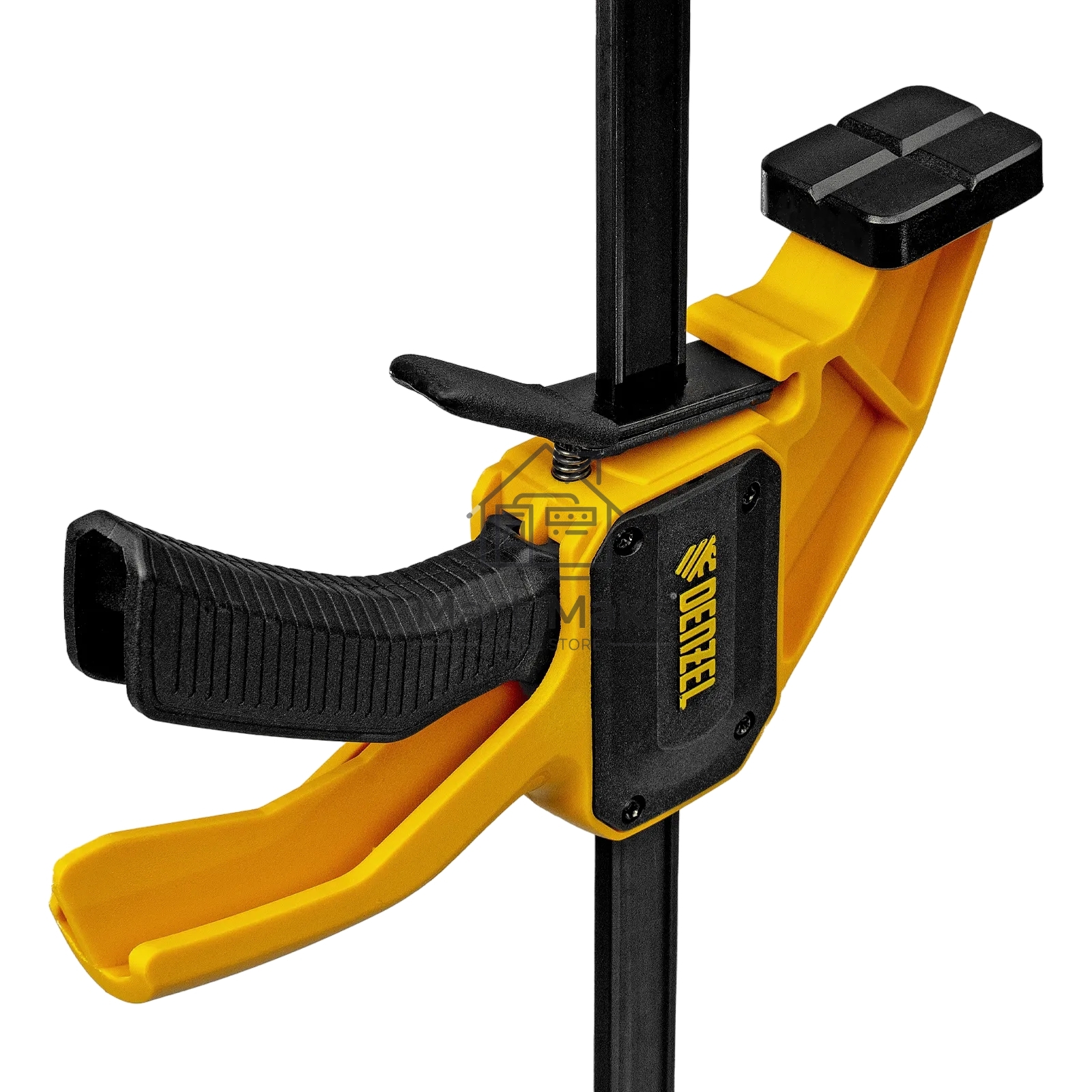 Струбцина Denzel F-образная, быстрозажимная, 300 х 80 мм, усиленный нейлоновый корпус