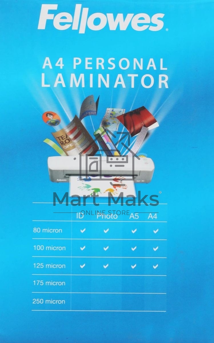 Ламинатор Fellowes Ion A4 белый (FS-45600) A4 (70-125мкм) 30 см/мин (2 вал.) лам.фото