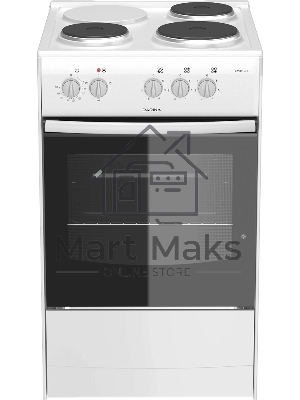 Плита электрическая Darina S EM331 404 W белый, конфорок 3 шт, духовка 50 л, 50 см x 85 см x 56 см