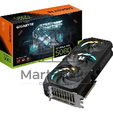 Видеокарта Gigabyte GV-N5080GAMING OC-16GD (V1.0) RTX5080 16Gb PCI-E 5.0 256bit GDDR7 2730/30000 HDMIx1 DPx3 HDCP Ret