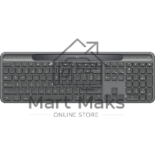 Клавиатура Logitech Signature Slim Solar K980 беспроводная, Bluetooth, серый