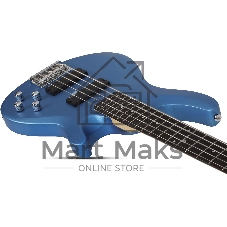 Бас-гитара SCHECTER C-5 DELUXE SMLB бас-гитара 5-струнная, Satin Metallic Light Blue (SMLB)