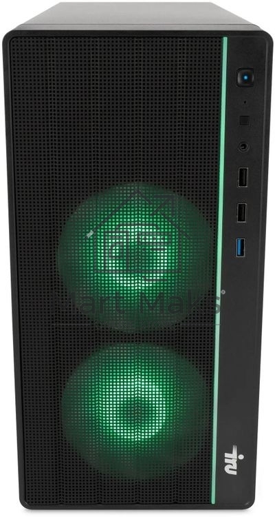 Компьютер IRU Tactio 310H6SEA MT i5 14400F (2.5) 16Gb SSD1Tb RTX5060 8Gb без ОС GbitEth 500W черный (RUS) (2164592)