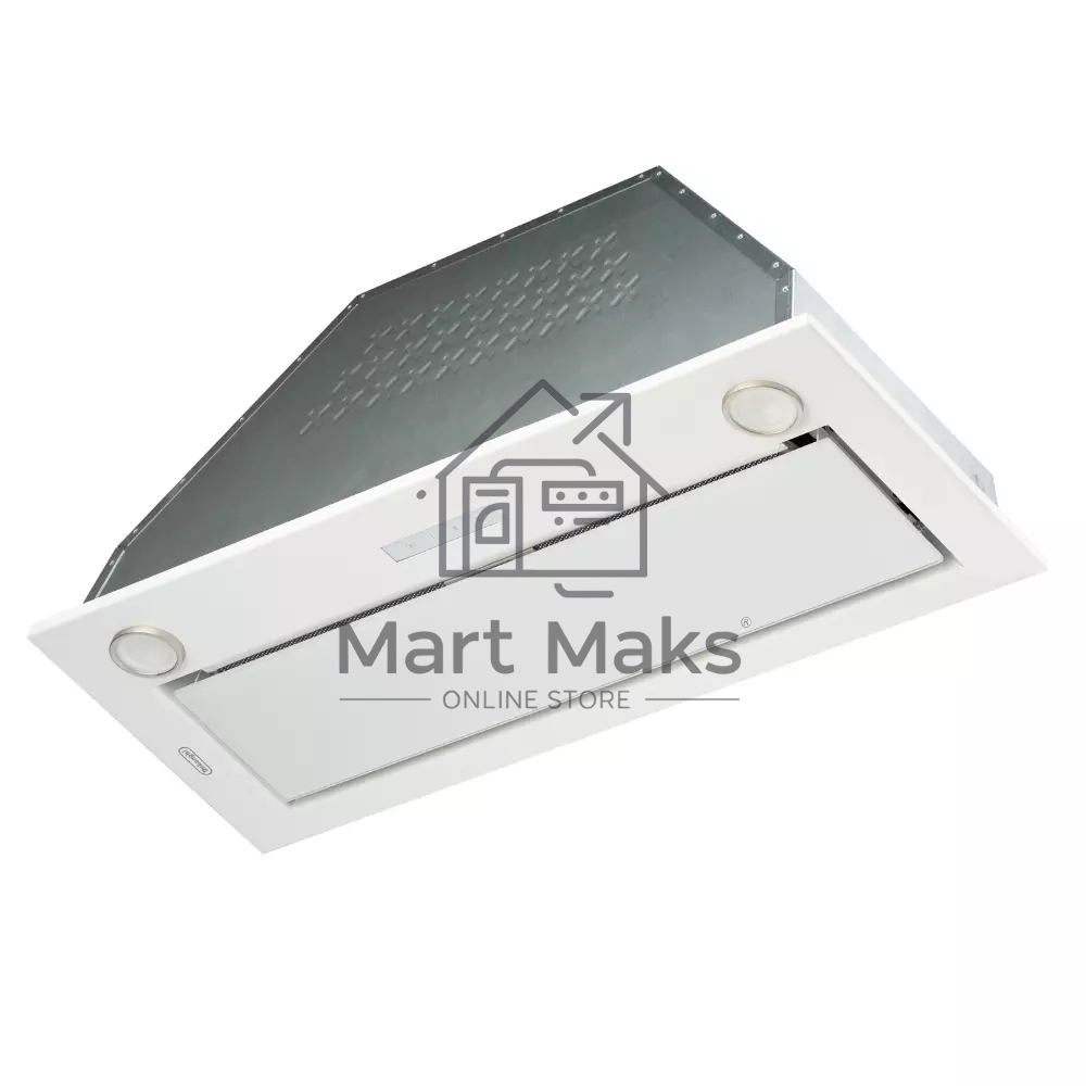 Вытяжка встраиваемая DeLonghi Cosetta 710 BB белый, 70 см, 1200 куб. м/ч, 63 дБ