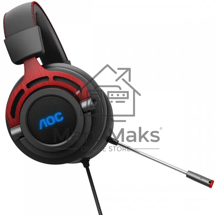Гарнитура игровая AOC GH300 черный+красный