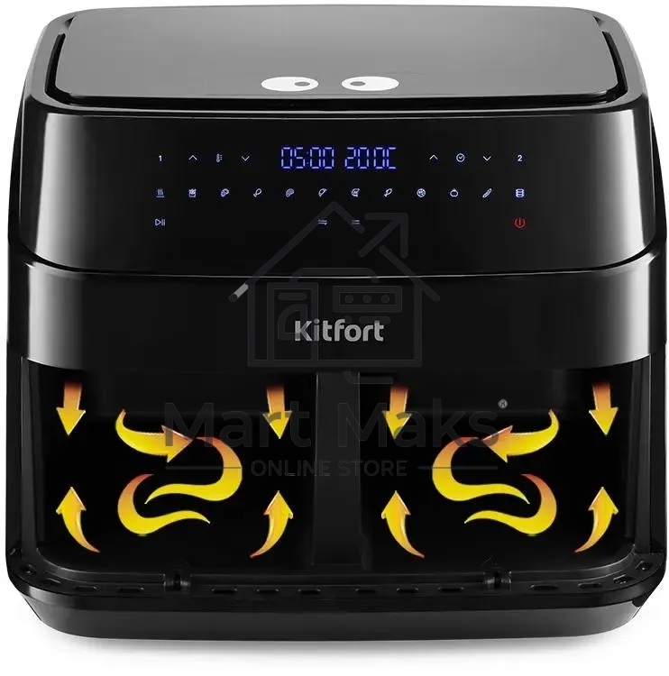 Аэрогриль Kitfort КТ-2250 1750Вт черный