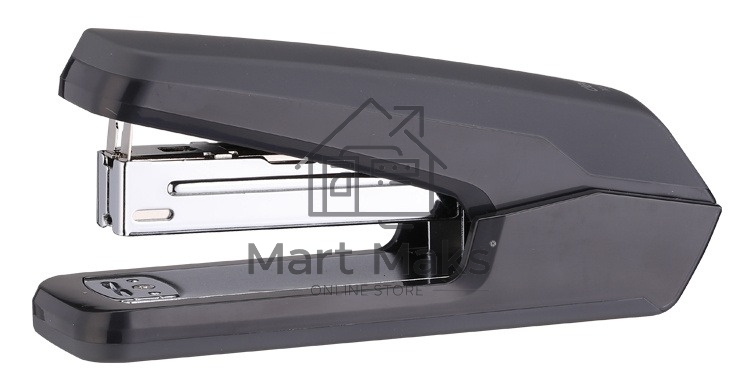 Степлер настольный Deli E0464BLACK Exceed 24/6 26/6 (25 листов) черный, 100 скоб, металл/пластик закрытый/открытый, коробка