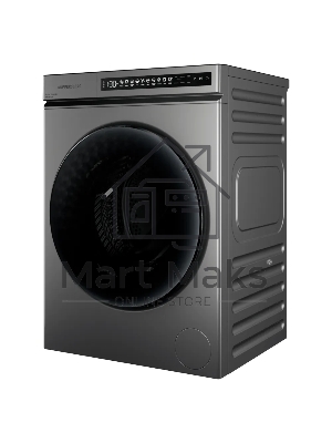 Стиральная машина Kuppersberg, отдельностоящая, глубина 62 см, 10 кг, 10 программ, 1200 об/мин, инверторный двигатель, отложенный старт, самодиагностика, замачивание, LED дисплей, сенсорное управление, энергоэффективность А+++, цвет серый