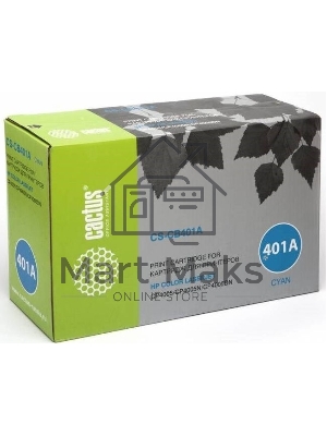 Картридж лазерный Cactus CS-CB401AR голубой (7500 стр.) для HP CLJ CP4005/CP4005DN/CP4005N