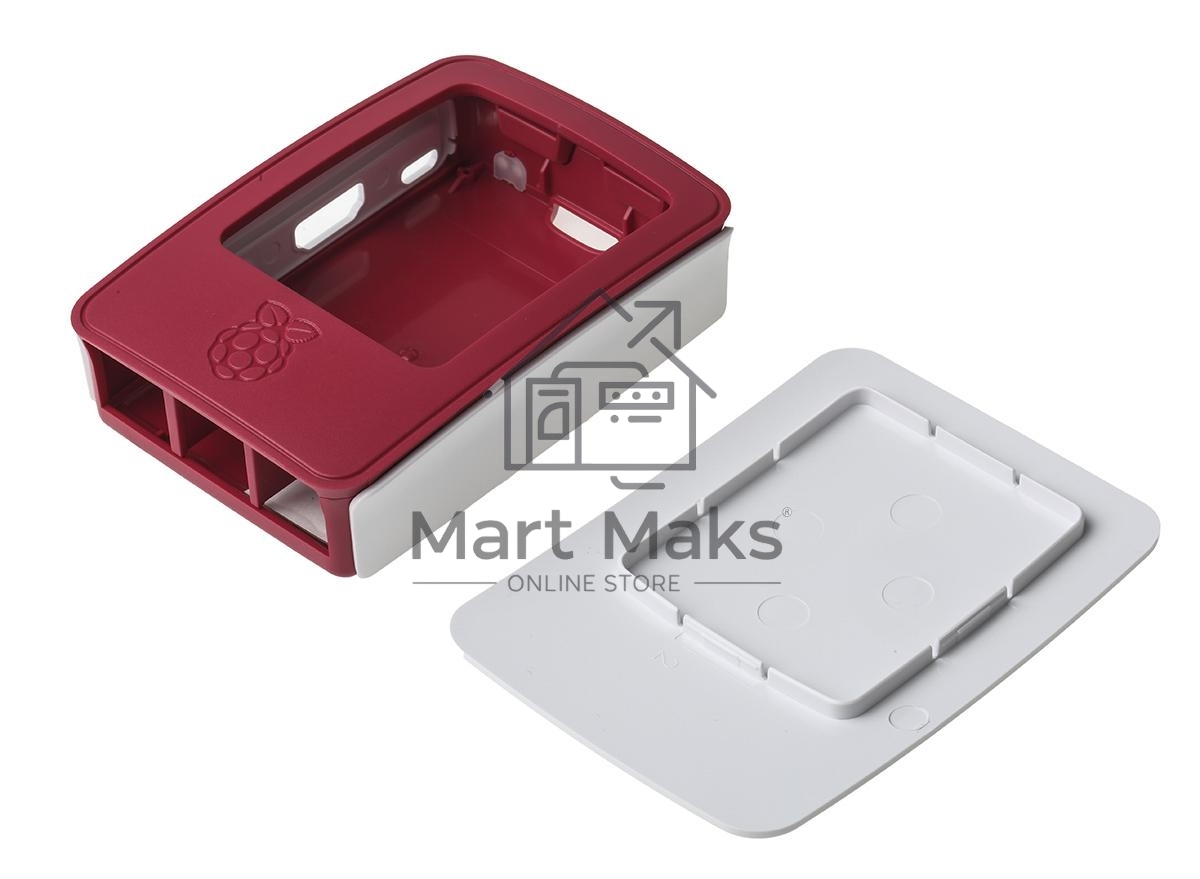 Корпус Raspberry Pi 3 Model B Official Case BULK, Red/White, для Raspberry Pi 3 Model B (909-8132)
