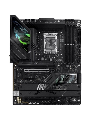 Материнская плата ASUS ROG STRIX Z890-F GAMING WIFI, LGA 1851, Intel Z890, 4xDDR5, 4xSATA, 5xM.2, 1xPCIe 5.0 x16, 1xPCIe 4.0 x4, 1xHDMI, 1xDP, 2xUSB-C, 1x 2.5Gb LAN, 4xUSB-A 3.2 Gen 1, 4xUSB-A 3.2 Gen 2, 2xUSB-A 2.0, 2xUSB-C Thunderbolt 4, 2x3.5 мм, 7.1, 