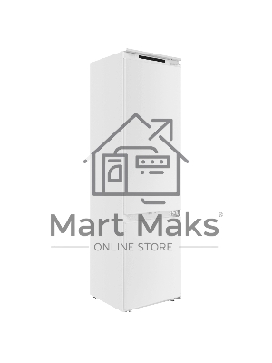 Встраиваемый холодильник Maunfeld MBF193NFFWGR Inverter белый двухкамерный 225/57 л морозилка снизу, NoFrost