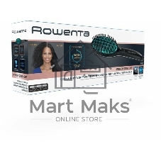 Расческа-выпрямитель Rowenta CF5820F0 черный/зеленый, 200 °C, 3 режима