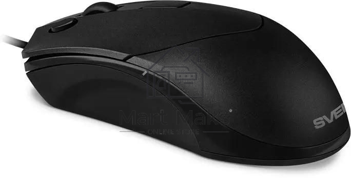 Мышь проводная SVEN RX-100 черный, 4000 dpi, USB, кнопки - 6