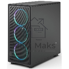 Корпус Fractal Design Epoch XL Black TG RGB Light Tint, Full-Tower, чёрный, 3 x 140 мм