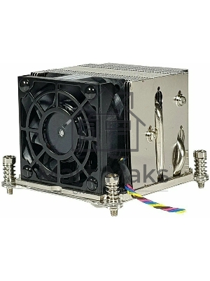 Кулер серверный Ablecom ACL-S20200 серебристый, 60 мм, алюминий/медь, 8400 об/мин, 52 дБ, 4 pin, 100 Вт, 64 мм