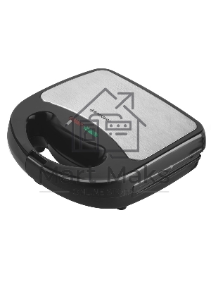 Сэндвичница электрическая Endever Skyline SM-28, черный/стальной, мощность 850 Вт