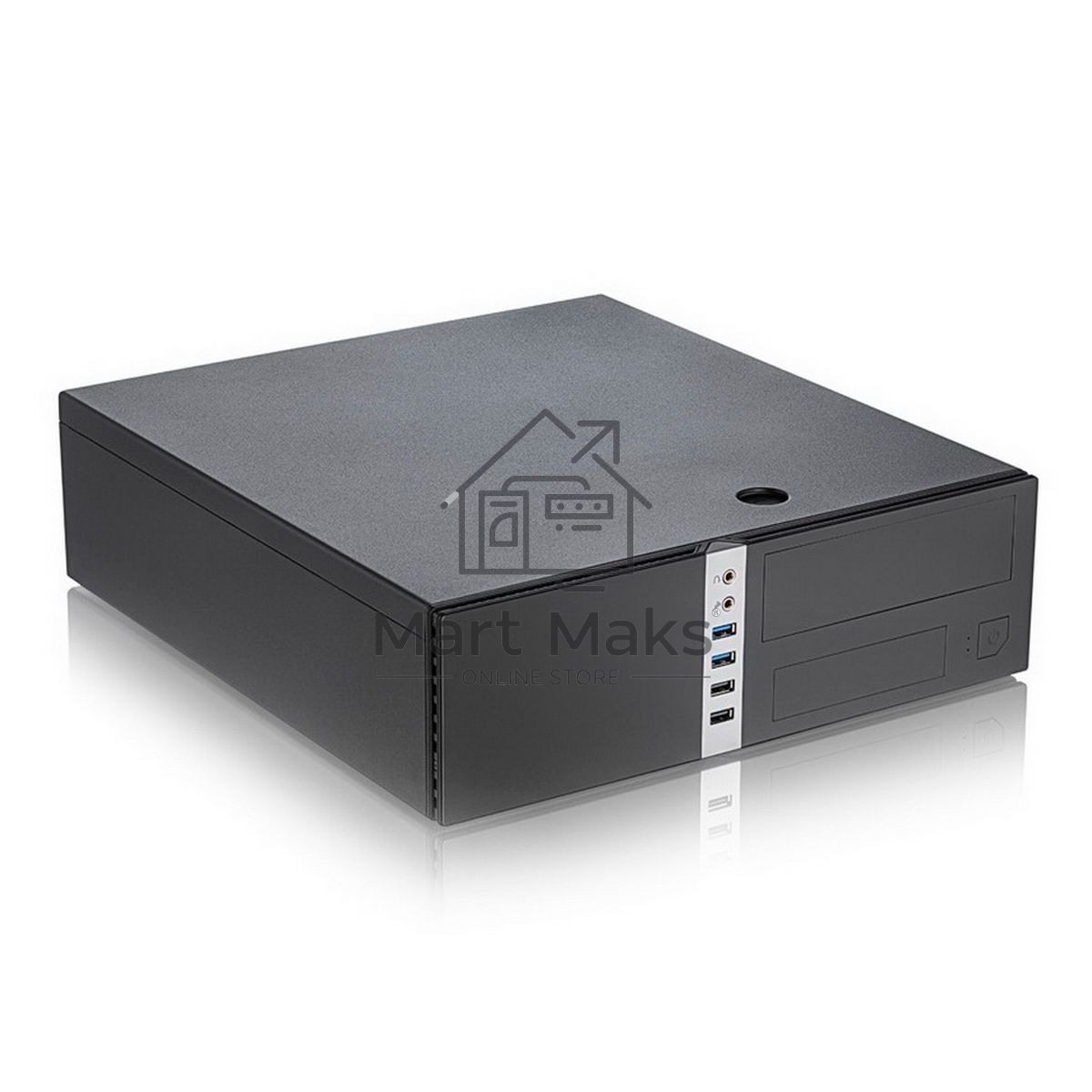 Компьютерный корпус Foxline FL-203-GT-300 mATX case black, w/PSU TFX 300W 80+ bronze, w/2xUSB2.0+2xUSB3.0, w/pwr cord, w/ 8cm FAN