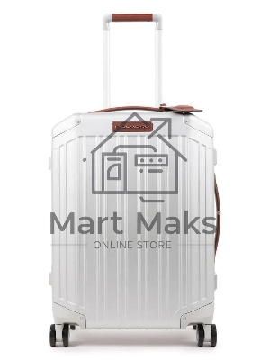 Чемодан Piquadro ALU BV4425ALU/GRCU алюминий/натур.кожа, серый