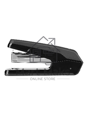 Степлер настольный Deli E0464BLACK Exceed 24/6 26/6 (25 листов) черный, 100 скоб, металл/пластик закрытый/открытый, коробка