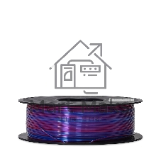 Филамент Crown Micro CM-FILPLASD012BR PLA Silk двойной 1.75 1кг синий-красный