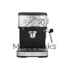 Кофеварка рожковая ENERGY EN-264R (108170) стальной/черный, исп. кофе - молотый, 1.5 л, 1100 Вт, 20 бар