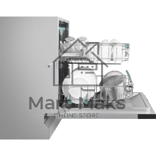 Встраиваемая посудомоечная машина Weissgauff BDW 6135 D Inverter AutoOpen Timer Floor, серебристый, 59.8 см, 14 компл., 49 дБ, класс А+++