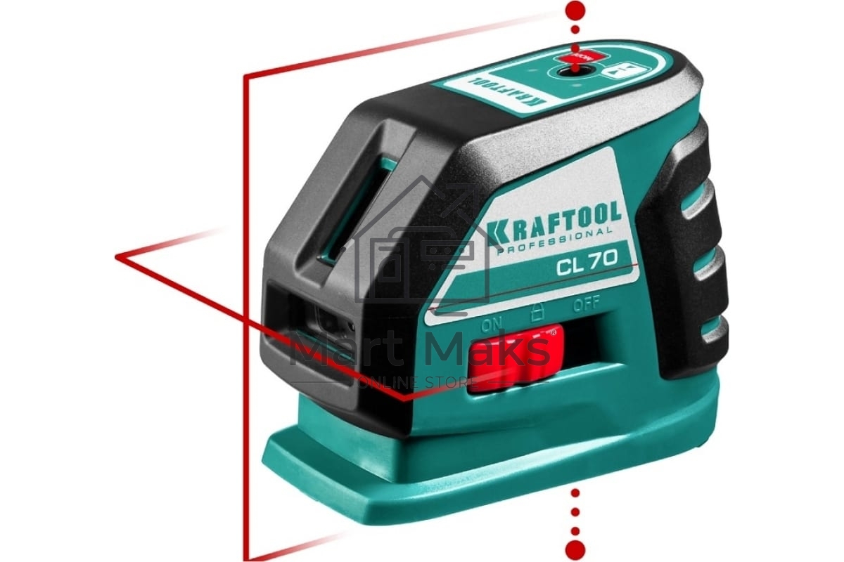 Уровни лазерные KRAFTOOL 34660-2 линейный ''cl-70-2'' 20м / 70м детектор