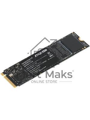 Накопитель SSD Digma Mega M2 DGSM3512GM23T, 512Gb, PCIe 3.0 x4, M.2 2280, NVMe, R/W 3300/2700