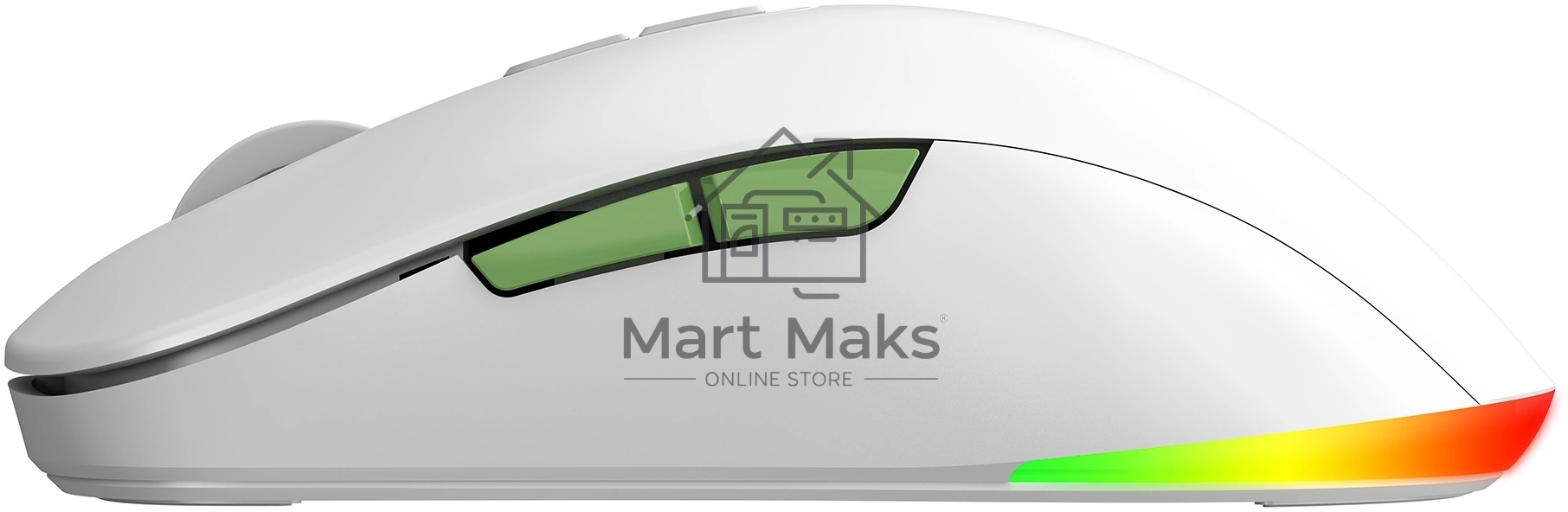 Мышь беспроводная Acer OMR311 белый, 2400 dpi, радиоканал, Bluetooth, USB, кнопки - 7
