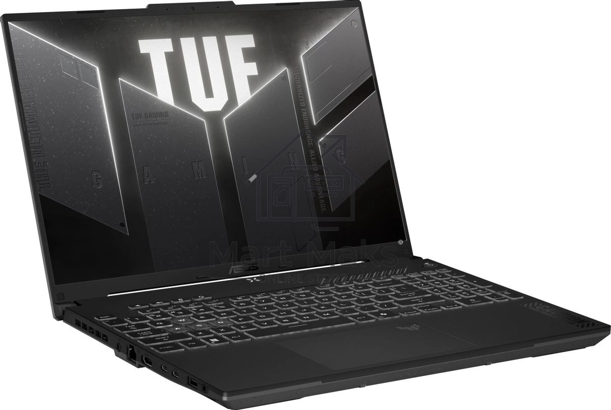 Ноутбук Asus TUF Gaming F16 FX607VJ-RL013 серый Core 5 210H 16Gb SSD512Gb NVIDIA GeForce RTX 3050 6Gb 16