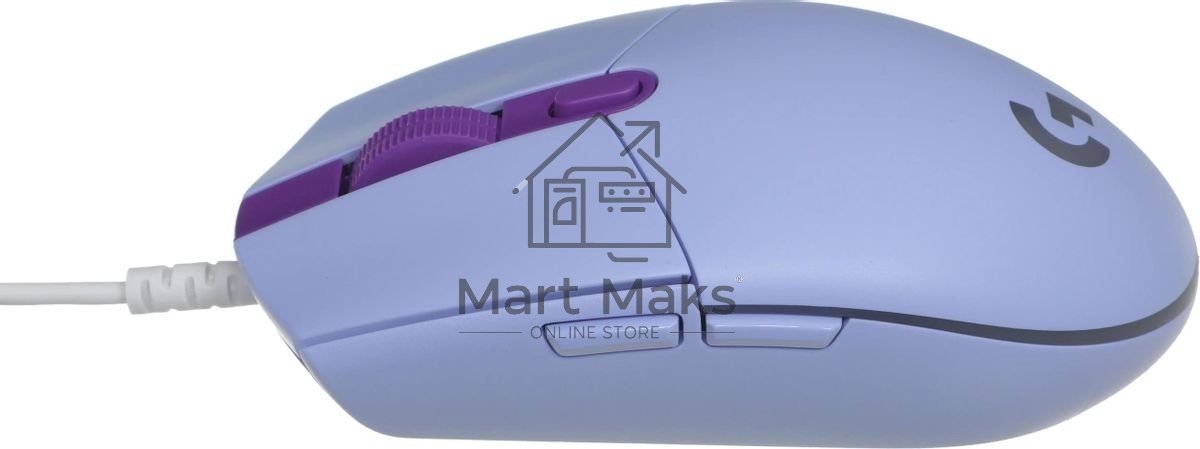 Мышь проводная Logitech G102 LIGHTSYNC фиолетовый, 8000 dpi, USB, кнопки - 6