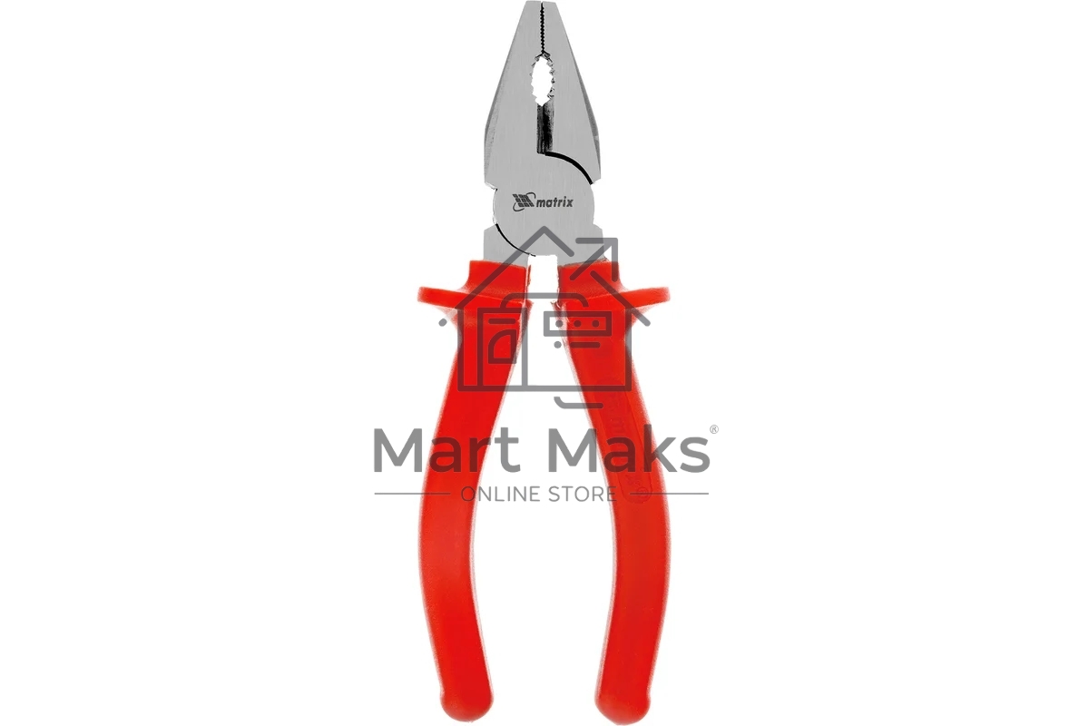 Плоскогубцы Matrix Econom 160 мм, шлифованные, пластмассовые рукоятки