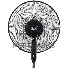 Вентилятор Rix RSF-4500R чёрный, напольный, 45 Вт, 3 скорости, 36 см