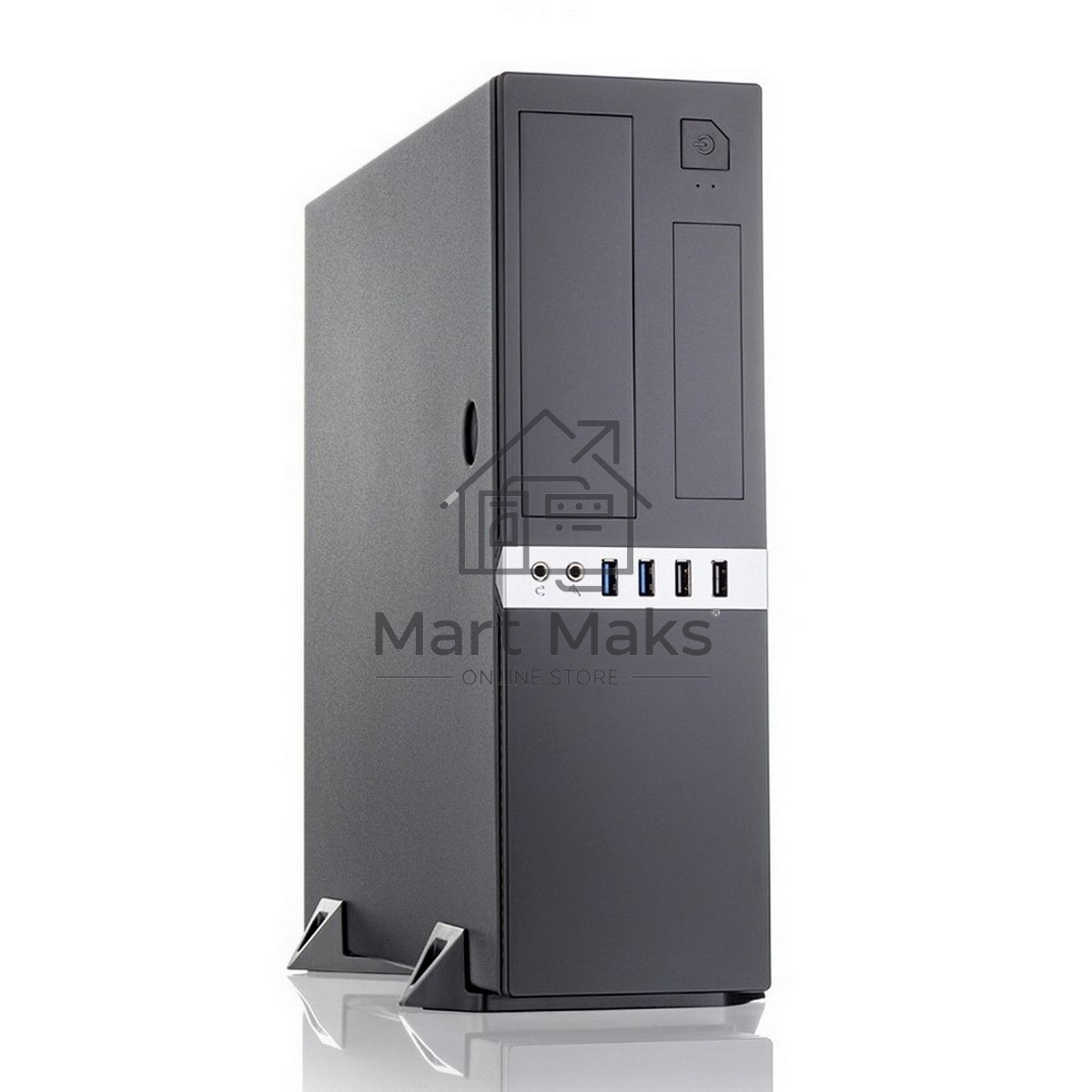 Компьютерный корпус Foxline FL-203-GT-300 mATX case black, w/PSU TFX 300W 80+ bronze, w/2xUSB2.0+2xUSB3.0, w/pwr cord, w/ 8cm FAN
