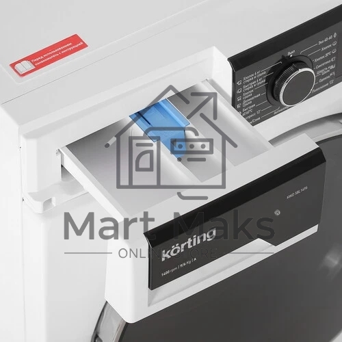 Стирально-сушильная машина Korting KWD 58L1496 белый, загрузка фронтальная 9 кг, 1400 об/мин., класс: А
