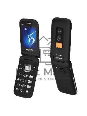 Мобильный телефон Maxvi E5 up черный