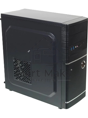 Компьютерный корпус Accord ACC-B301 черный без БП ATX 3x120мм 2xUSB2.0 2xUSB3.0 audio