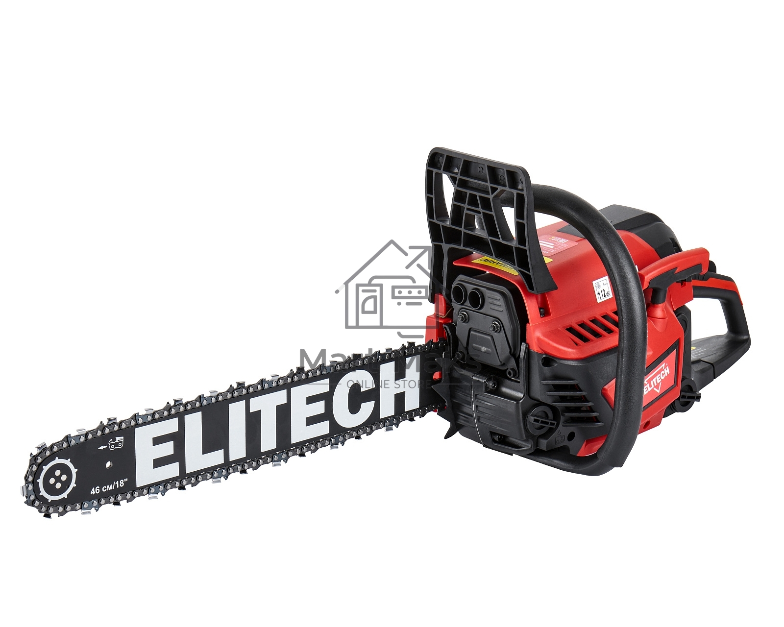 Бензопила Elitech ПБ 5833C (E1611.012.00) 2400Вт 3.3л.с. дл.шины:18