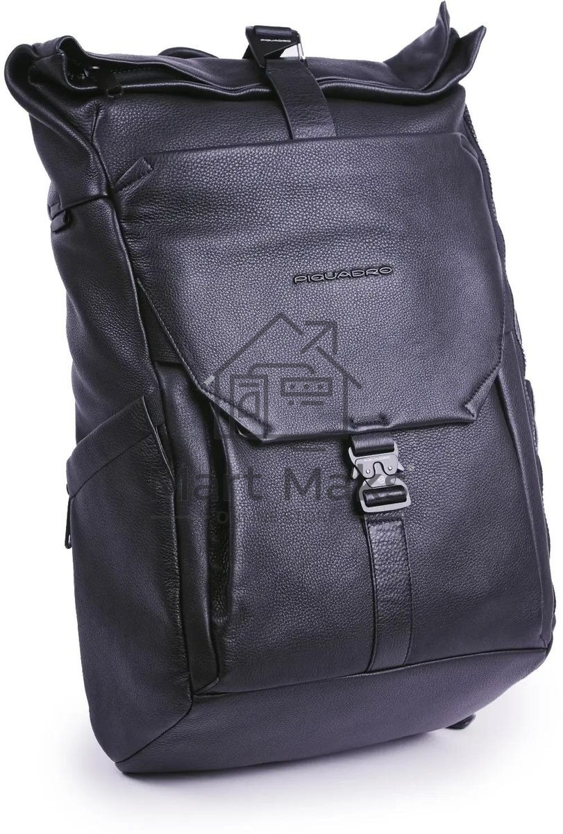 Рюкзак Piquadro Than CA6612S135/N роллтоп черный кожа