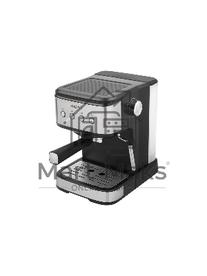 Кофеварка рожковая ENERGY EN-264R (108170) стальной/черный, исп. кофе - молотый, 1.5 л, 1100 Вт, 20 бар