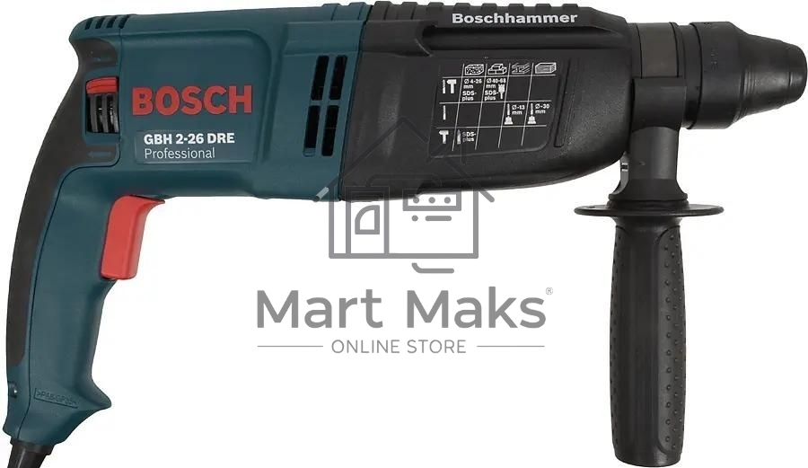 Перфоратор Bosch GBH 2-26 DRE Professional патрон:SDS-plus уд.:2.7Дж 800Вт (кейс в комплекте)