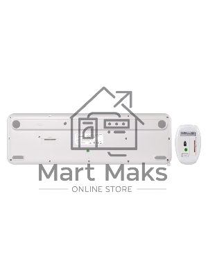 Комплект клавиатура+мышь Smartbuy (SBC-666395AG-W) 666395 белый