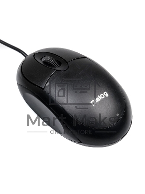 Мышь проводная Dialog Comfort MOC-10U черный, 1200 dpi, USB, кнопки - 3