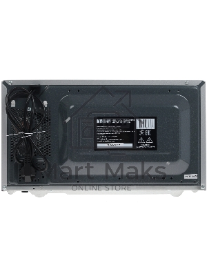 Микроволновая печь Mystery MMW-2032 черный/серебристый, 20 л, 800 Вт, переключатели - поворотный механизм